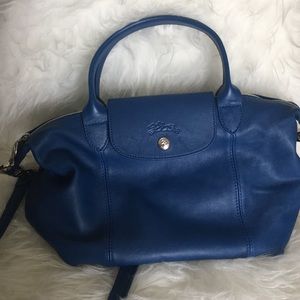 Longchamp le pliage cuir leather bag